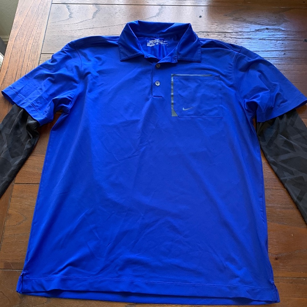 Nike dri fit golf shirt